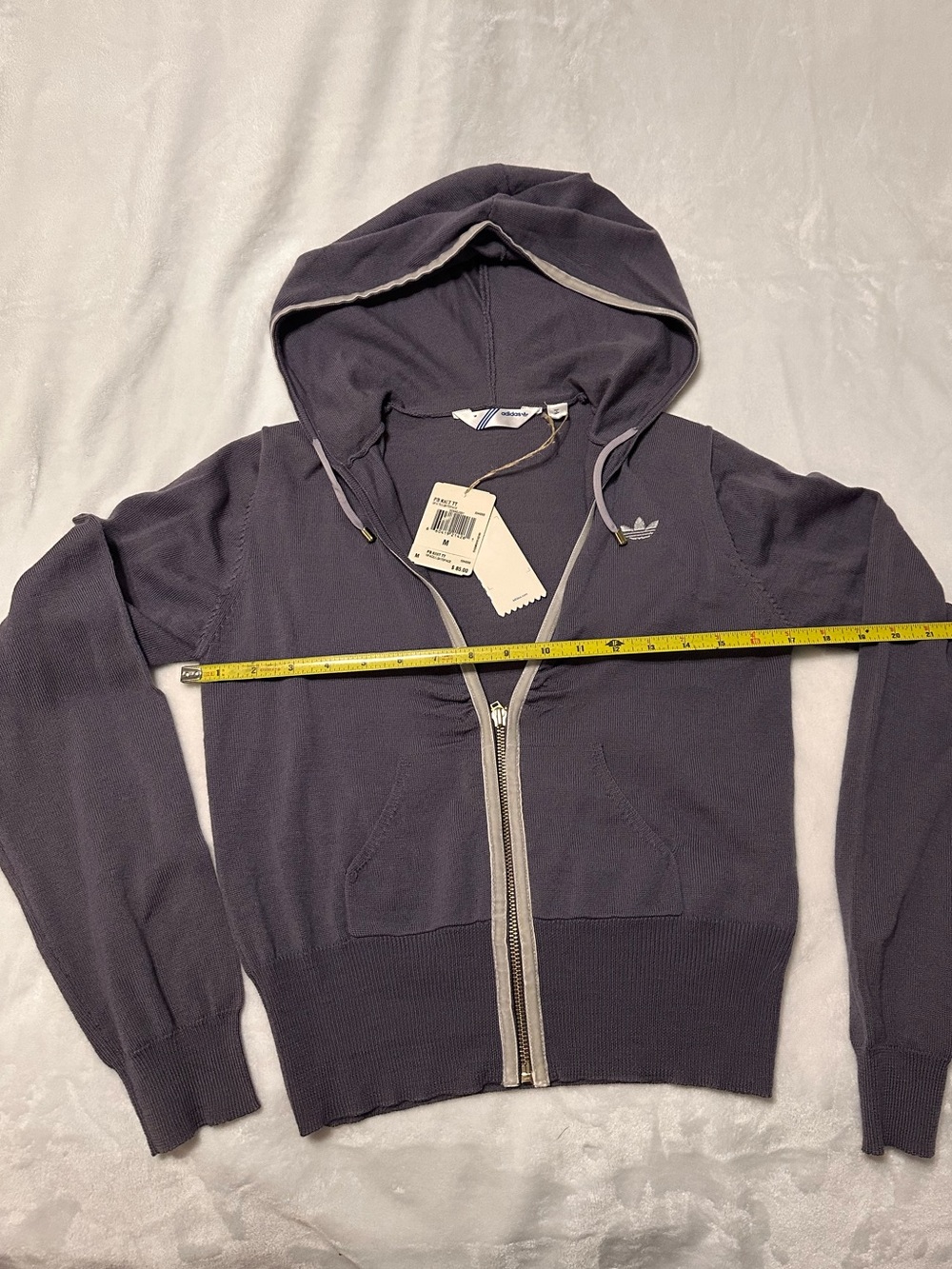 adidas Women’s Purple Zip Sweater Vintage New Old Stock